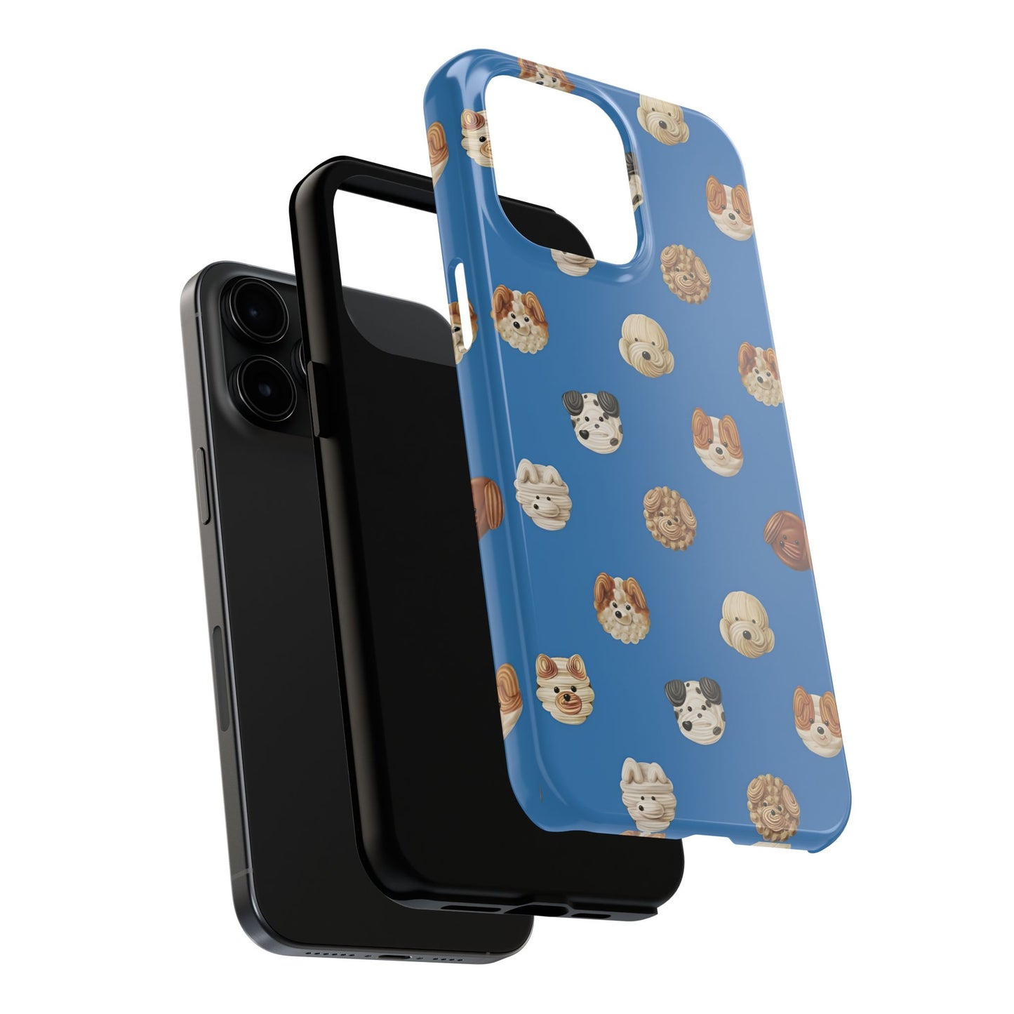 Cute Dog Faces Tough Phone Case - Durable Pet Lover Accessory