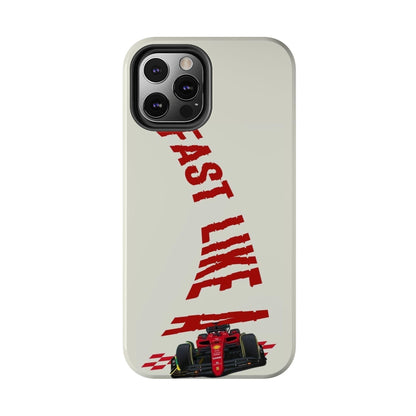 Fast Like a Race Car Tough iPhone Cases