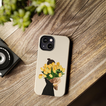 Golden Blooms: Femme Elegance Edition Tough Phone Cases