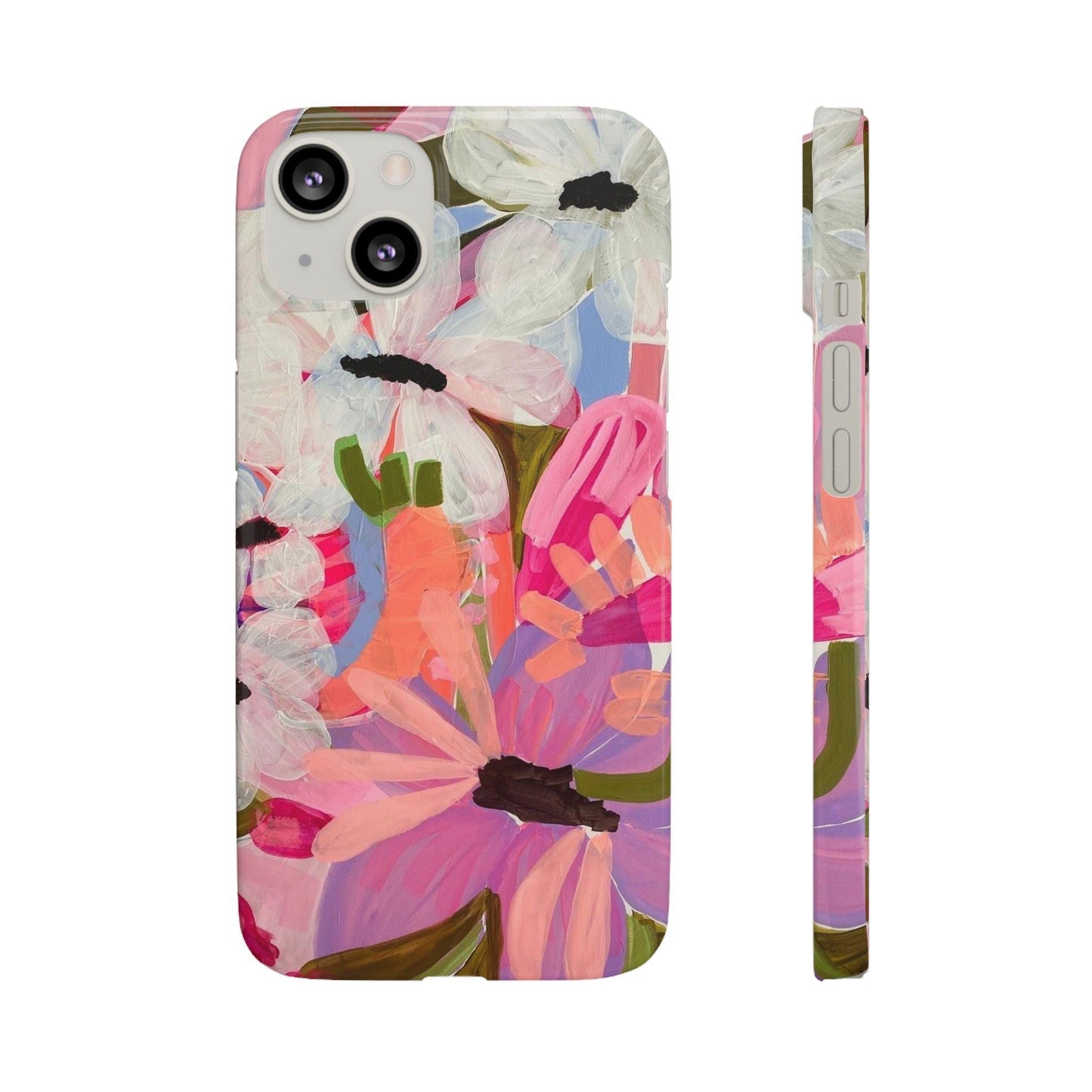 Blossoming Grace Floral Snap iPhone Cases