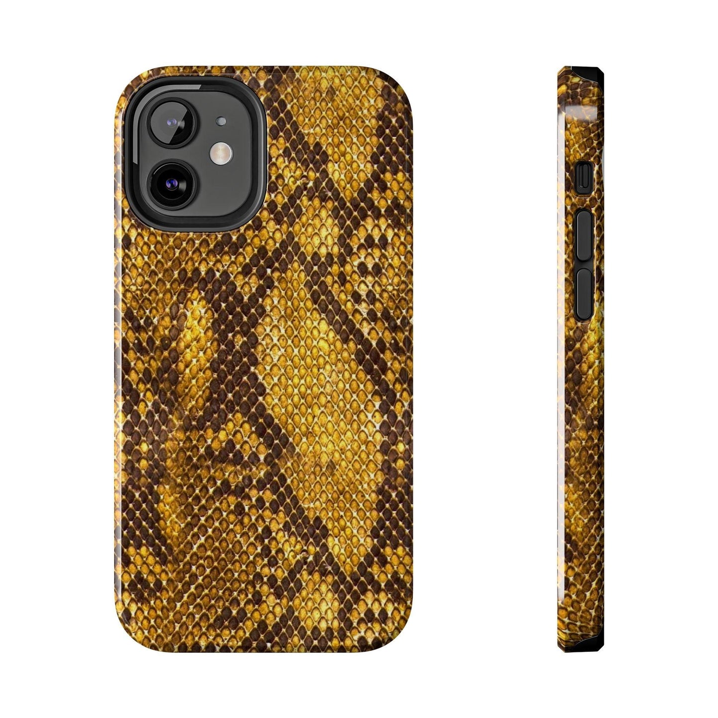 Golden Viper Scales Tough iPhone Cases