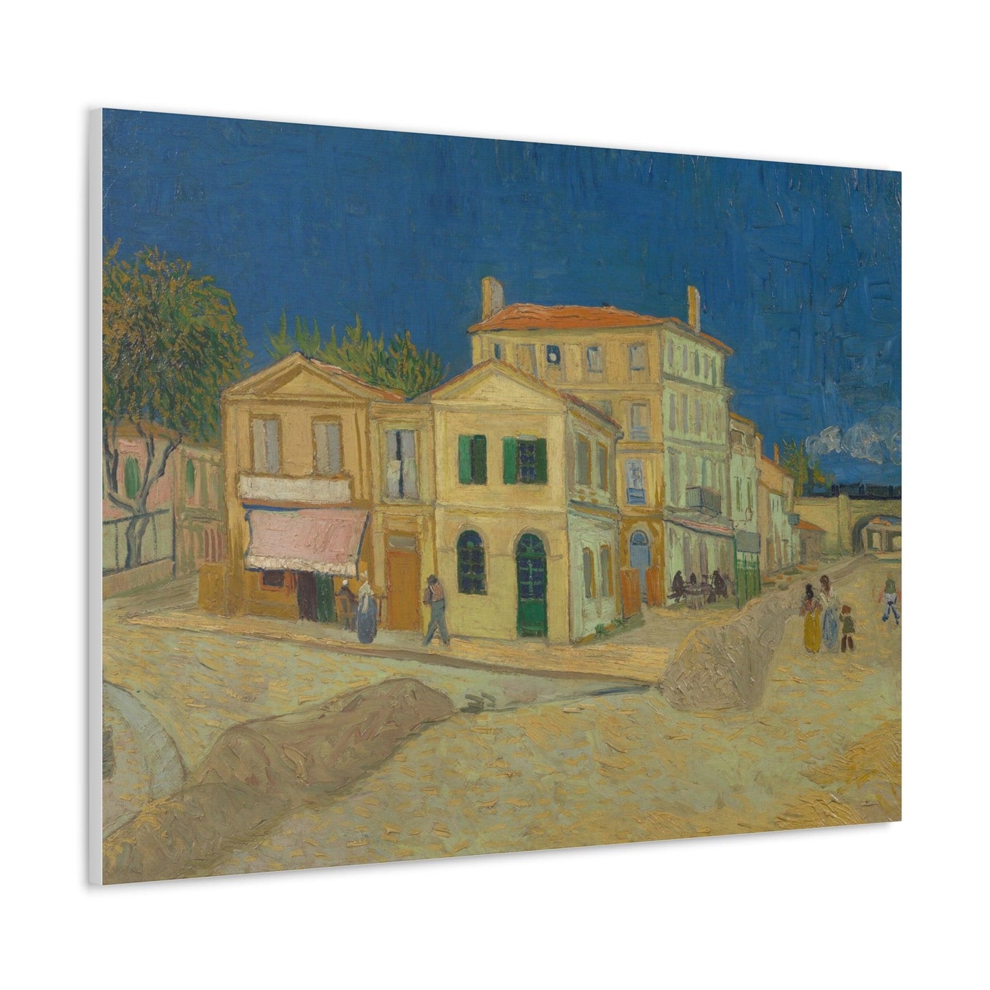 The Yellow House by Vincent Van Gogh - Canvas Gallery Wraps