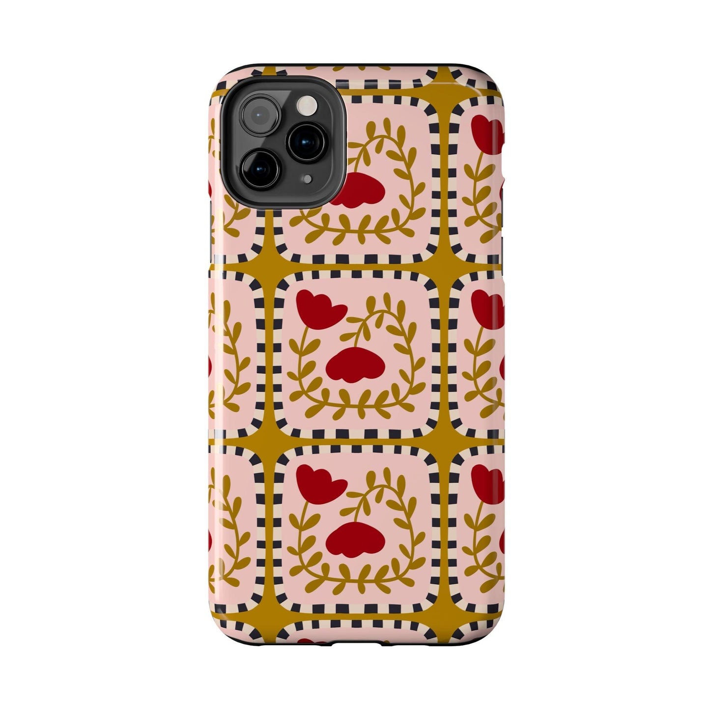 Floral Quirkiness Designer Tough iPhone Cases