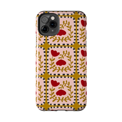 Floral Quirkiness Designer Tough iPhone Cases