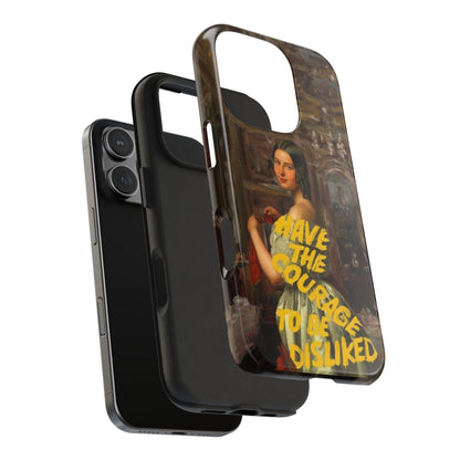 Victorian Art Twist - Have Courage - iPhone Cases