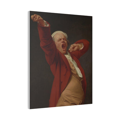 Self-Portrait, Yawning by Joseph Ducreux - Matte Canvas, Stretched, 0.75"