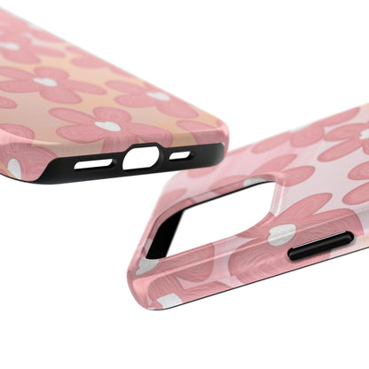 The Floral Hues Tough iPhone Cases