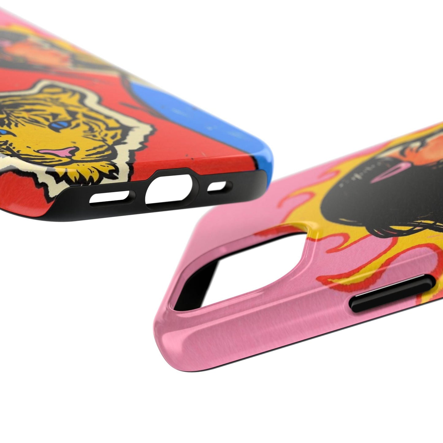 Fierce Femme Flames Tough iPhone Cases