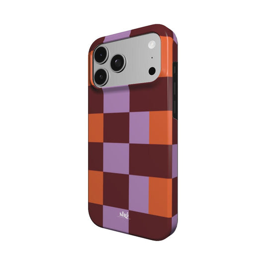 Plum Patchwork Phone Case