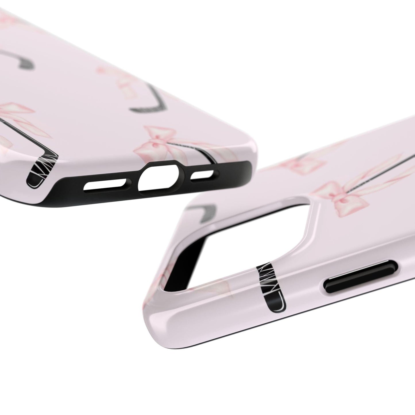 Blush & Puck Elegance Tough iPhone Cases