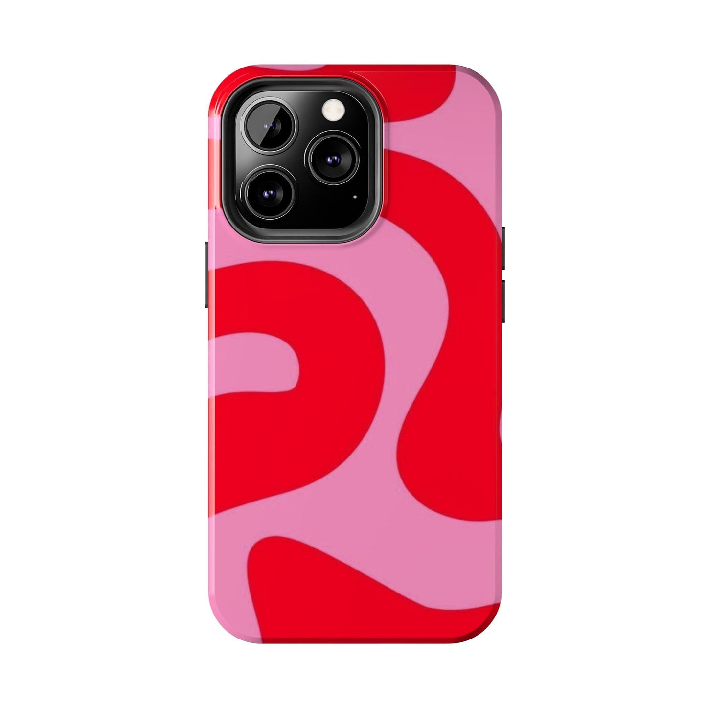 Pop Pink Swirls Tough iPhone Cases