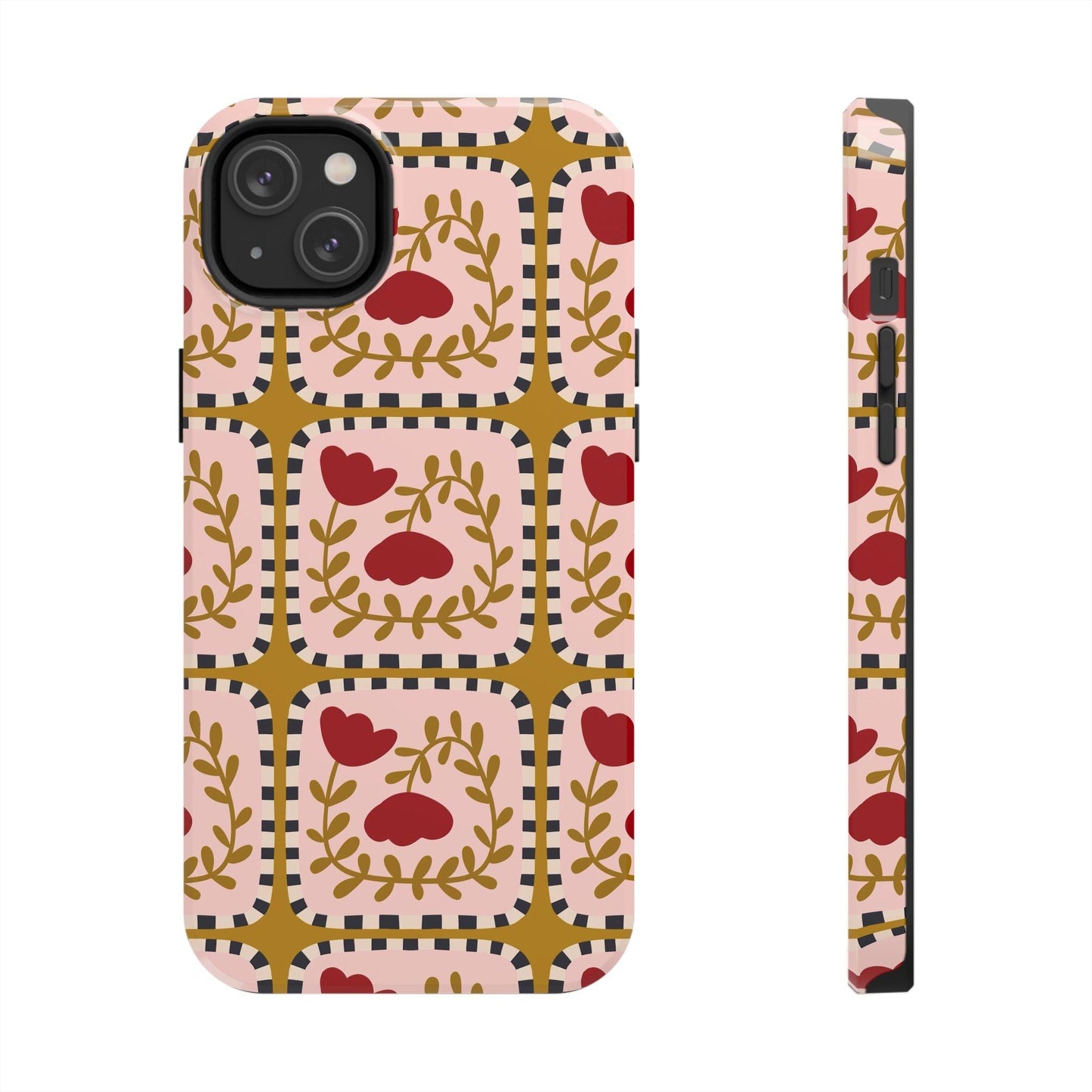 Floral Quirkiness Designer Tough iPhone Cases