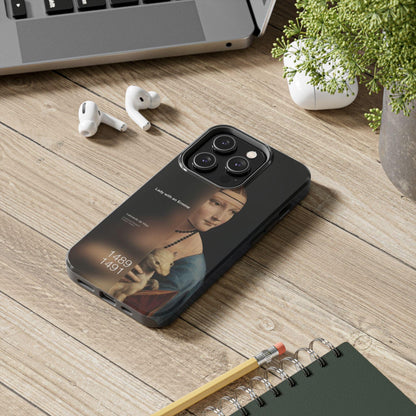 Da Vinci's Ermine Elegance Tough iPhone Cases