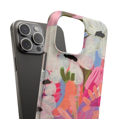 Blossoming Grace Floral Snap iPhone Cases