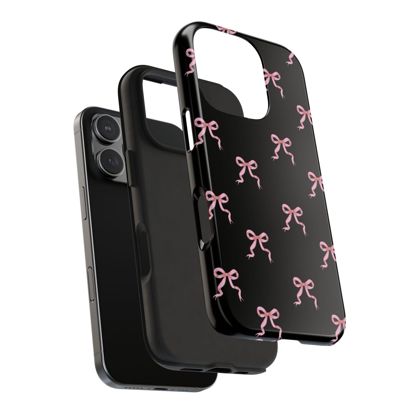 Pink Ribbon Charm iPhone Tough Case