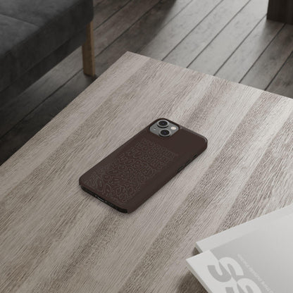 Worthy Brown Slim iPhone Cases