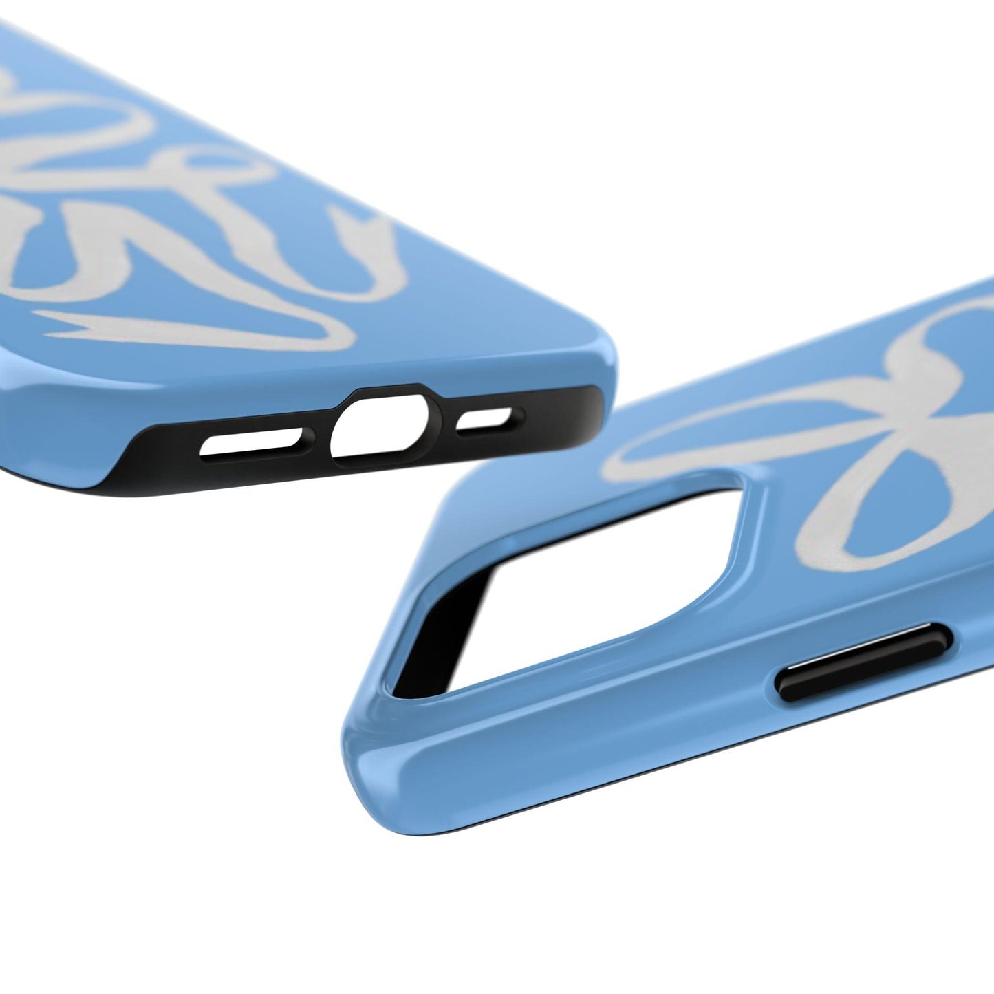 Bow in Blue Cute iPhone Cases