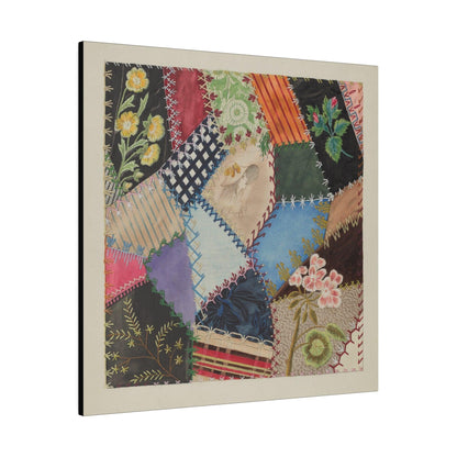 Patchwork Quilt (Section) (c. 1937) by Edith Towner - Matte Canvas, Stretched, 0.75"