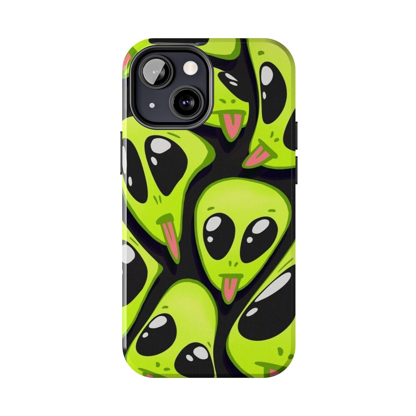 Alien Frenzy Tough iPhone Cases