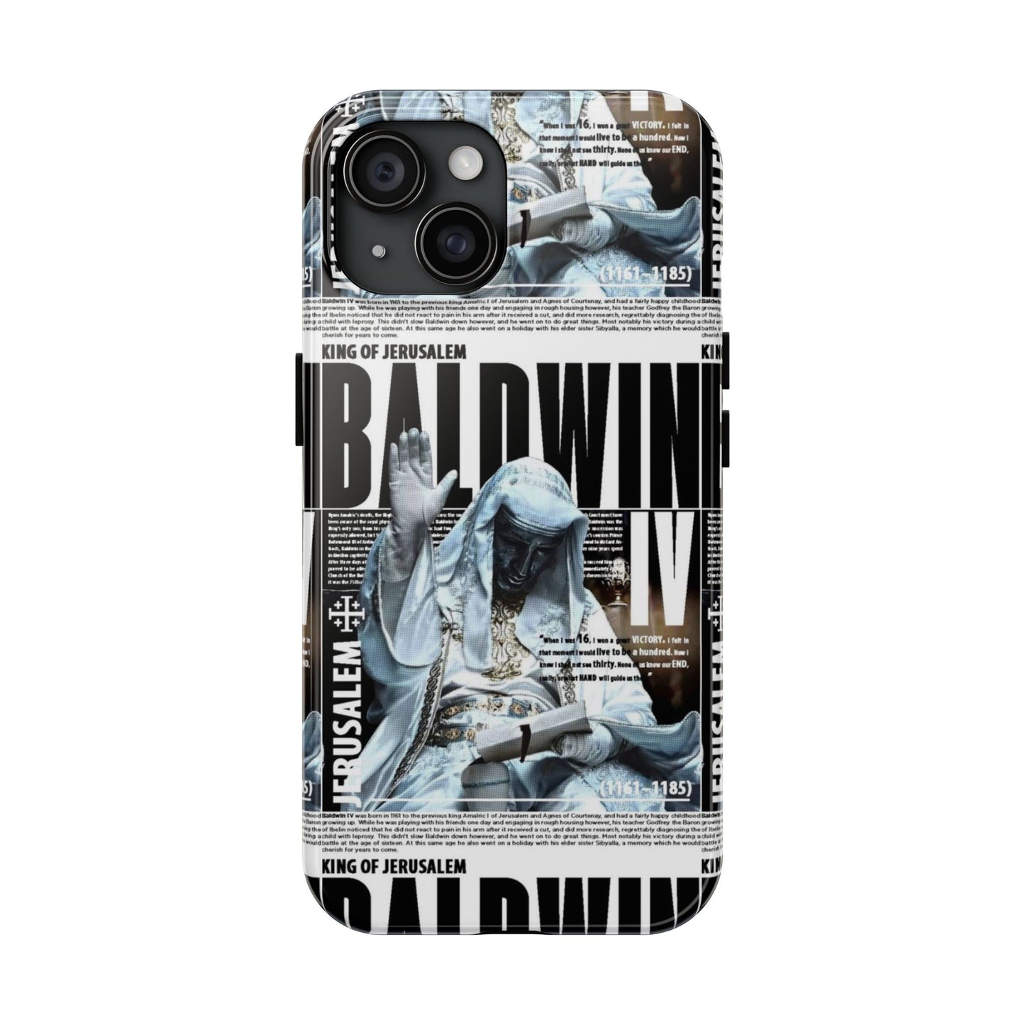 Baldwin IV King of Jerusalem iPhone Cases