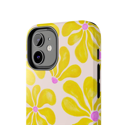 Sunshine Floral Tough iPhone Cases