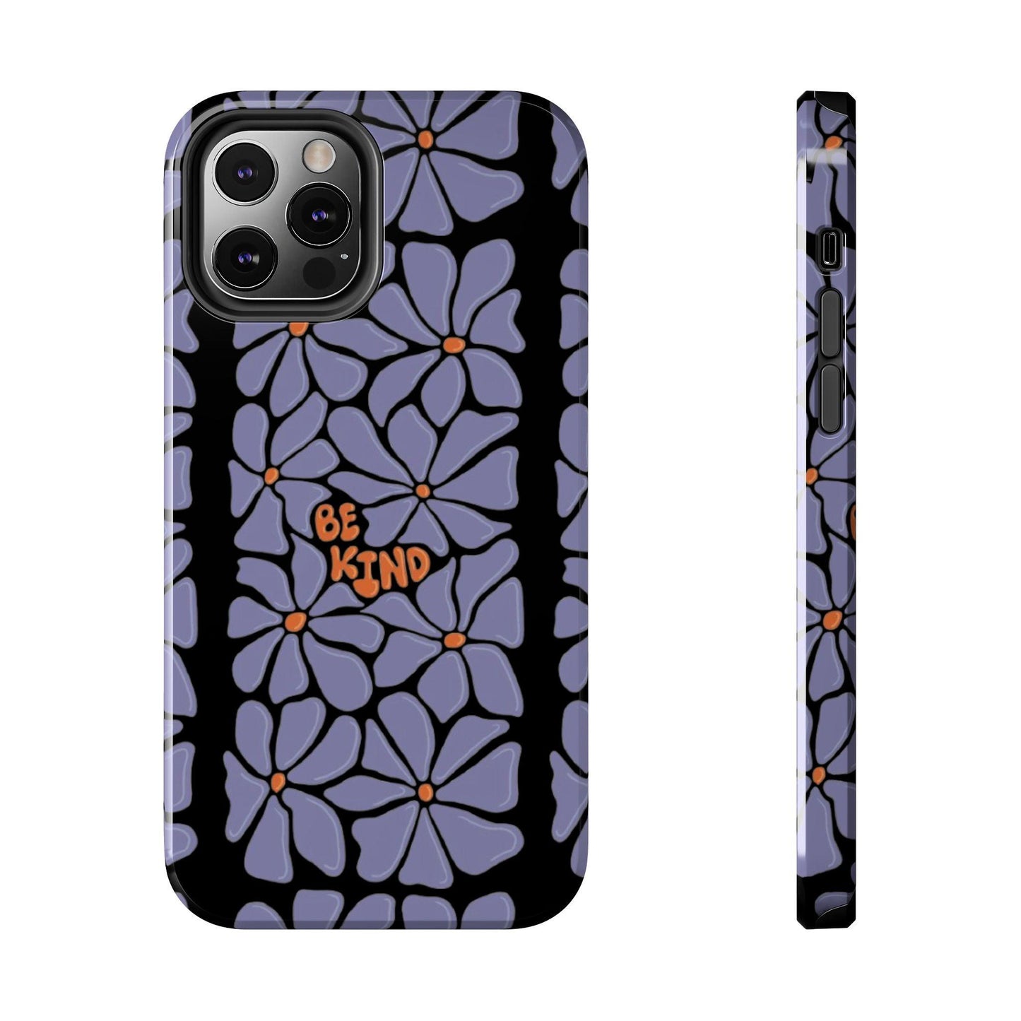 Be Kind Floral Tough iPhone Cases