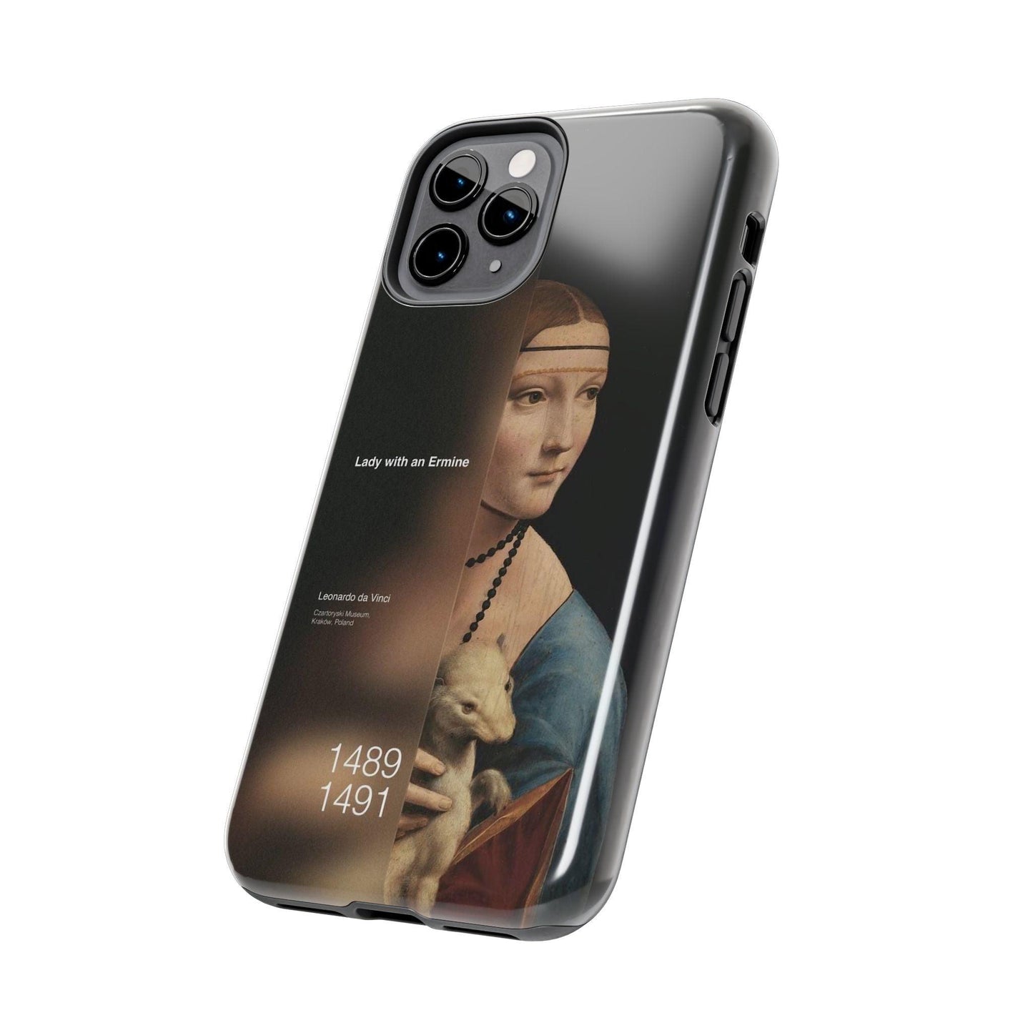 Da Vinci's Ermine Elegance Tough iPhone Cases