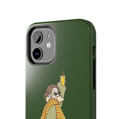 Snack Stroll & Sassy Sips Chic iPhone Cases