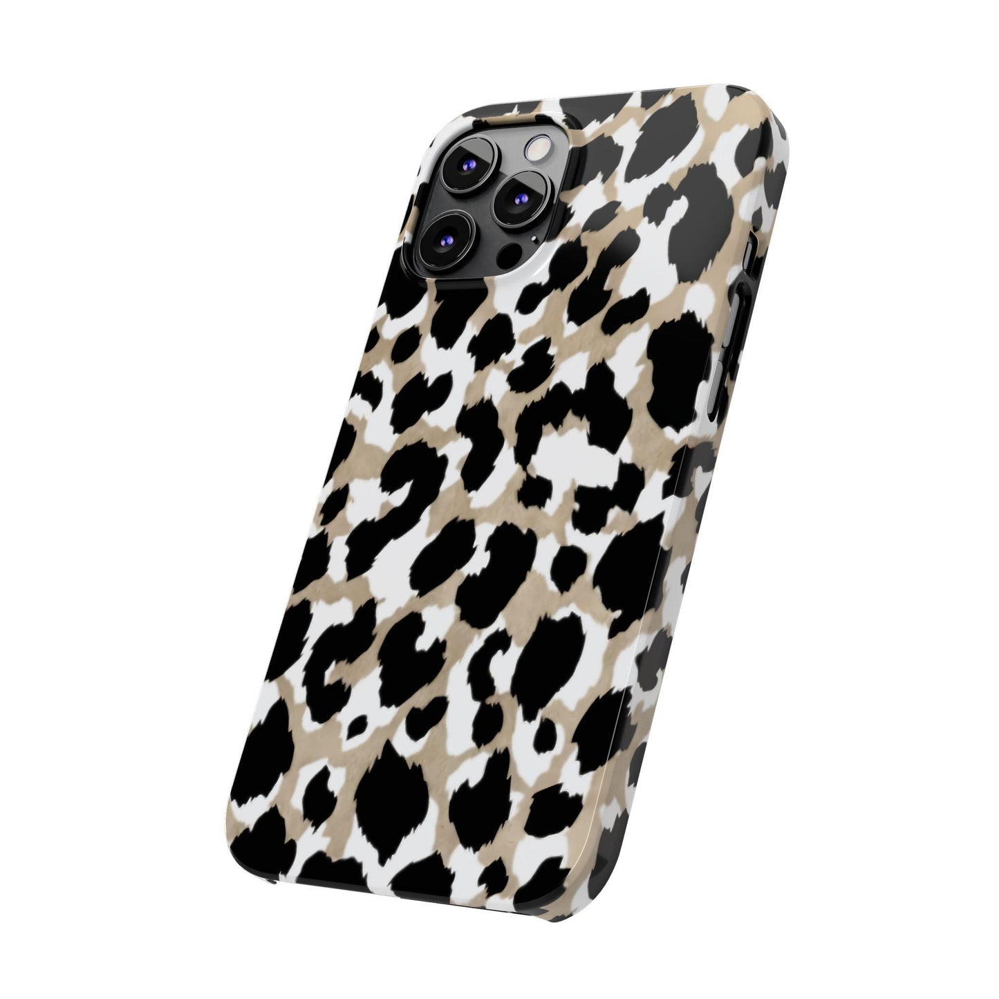 Savanna Noir Spots Slim iPhone Cases