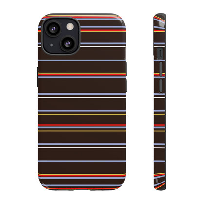Chocolate Citylines Striped Phone Case