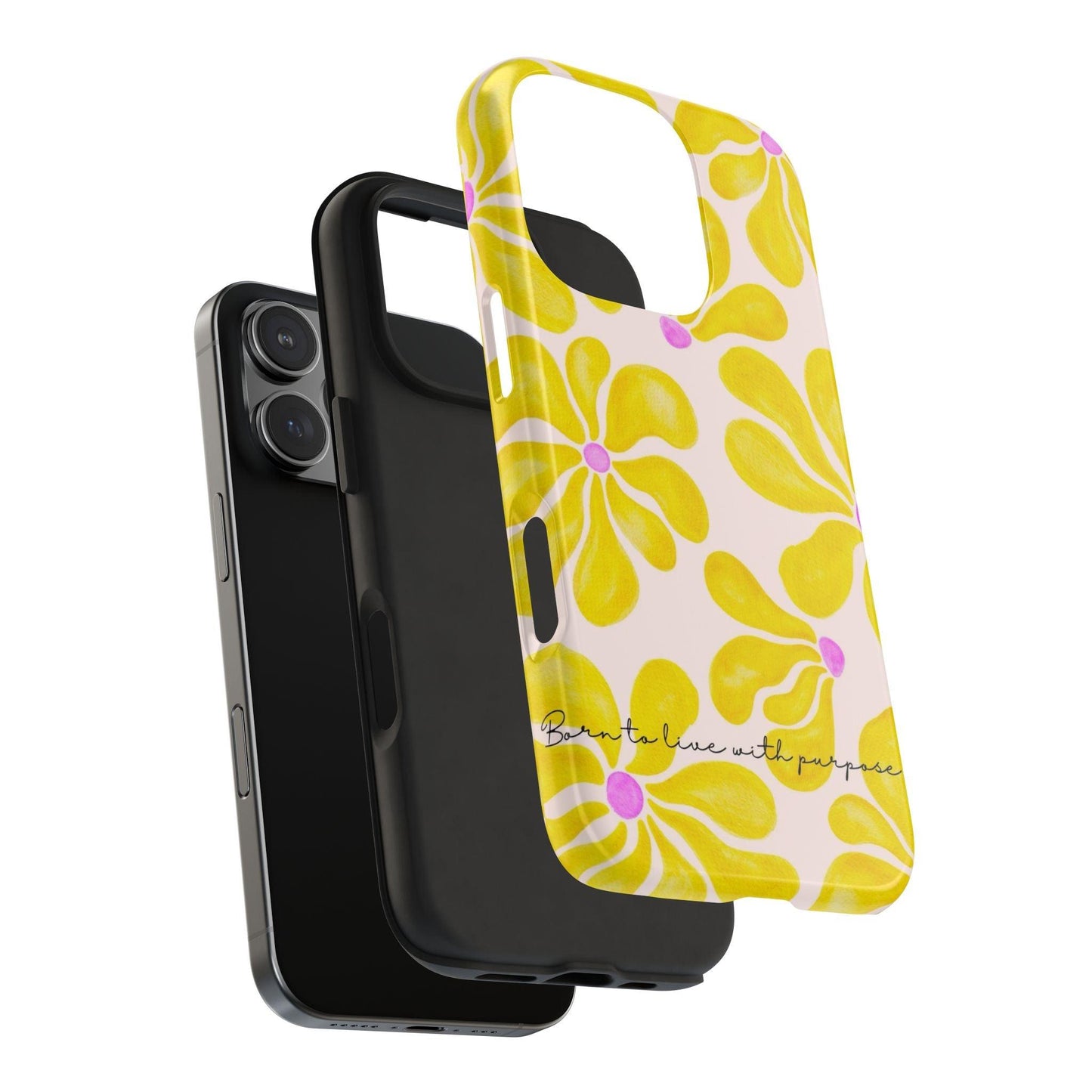 Sunshine Floral Tough iPhone Cases