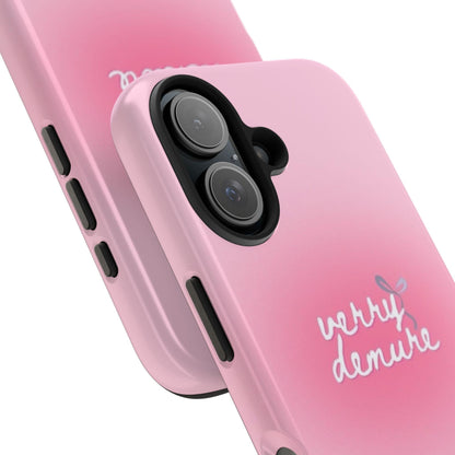 Verry Demure Aura Tough iPhone Cases