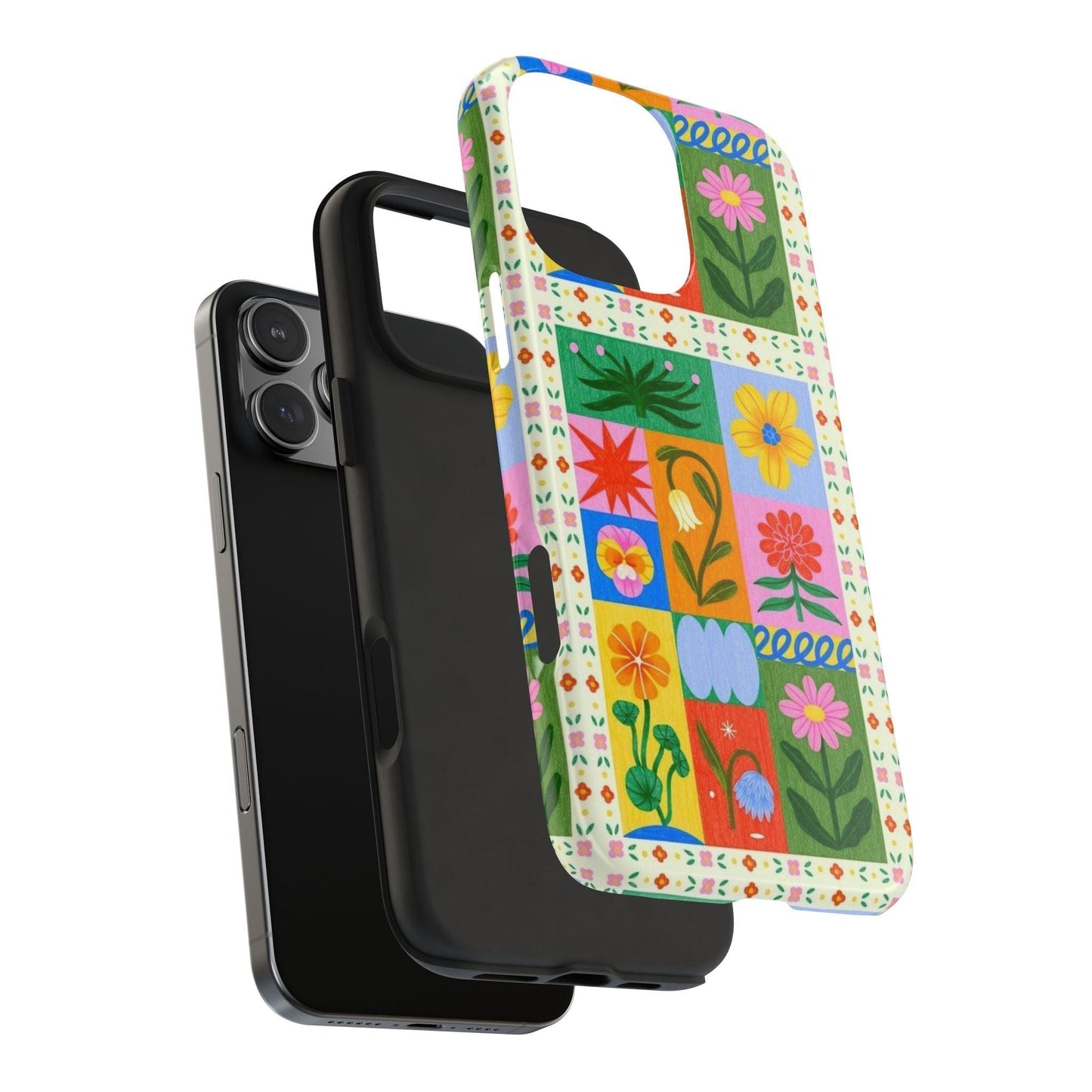 Flower Garden Paradise Tough iPhone Cases