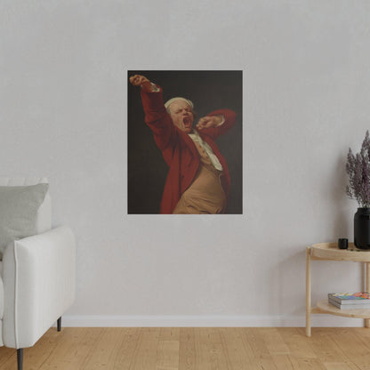 Self-Portrait, Yawning by Joseph Ducreux - Matte Canvas, Stretched, 0.75"