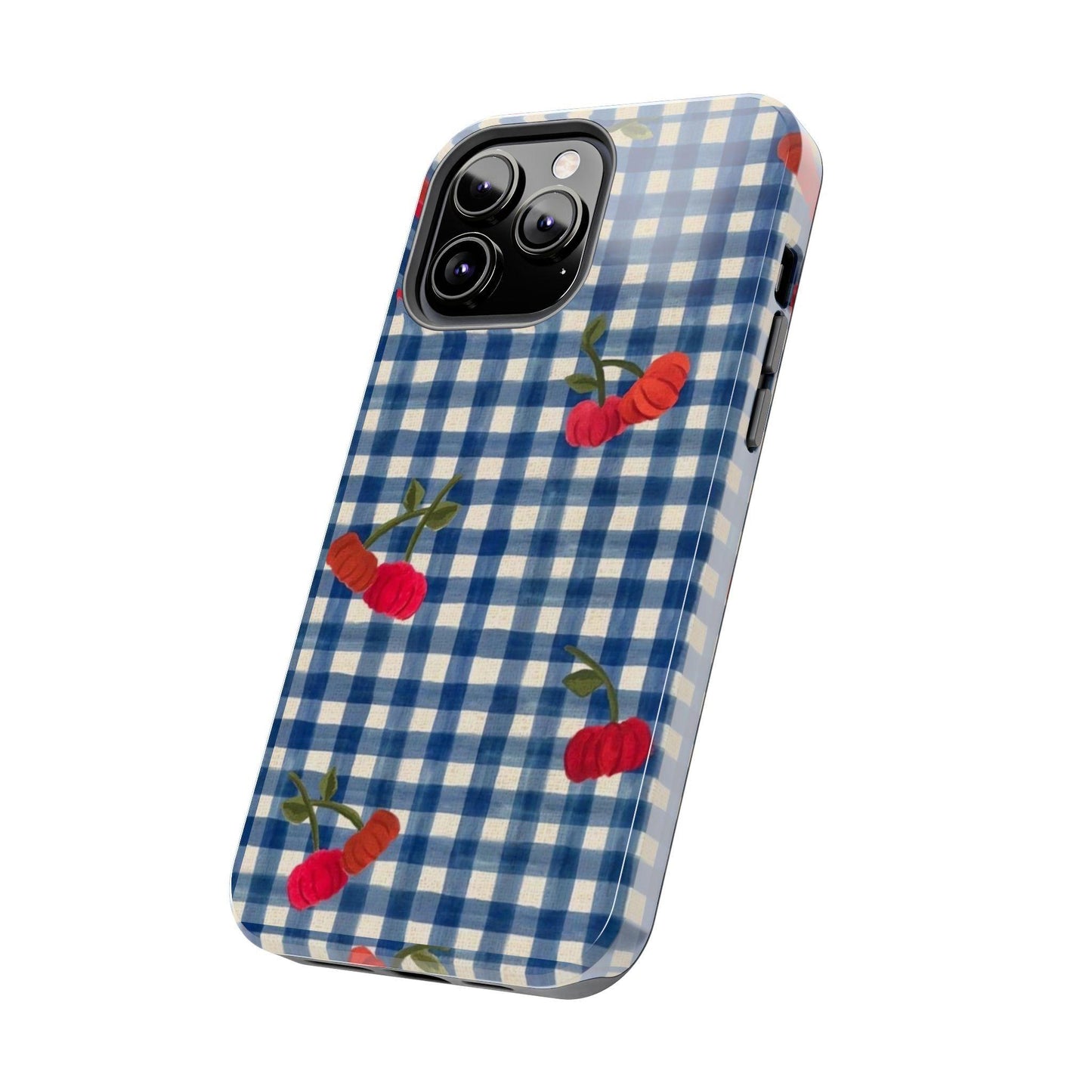 Charming Gingham Tough iPhone Cases