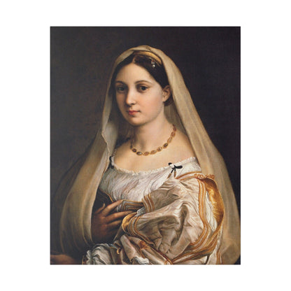 Raphael's Woman with a veil (La Donna Velata) (1516) - Matte Canvas, Stretched, 0.75"