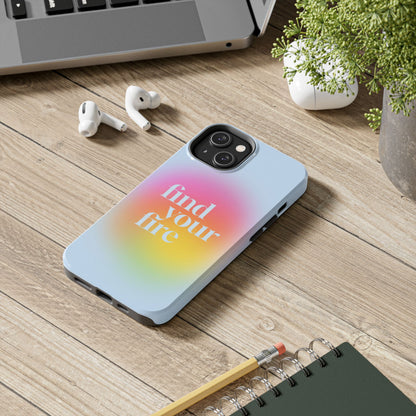 Fine Your Fire Aura iPhone Cases