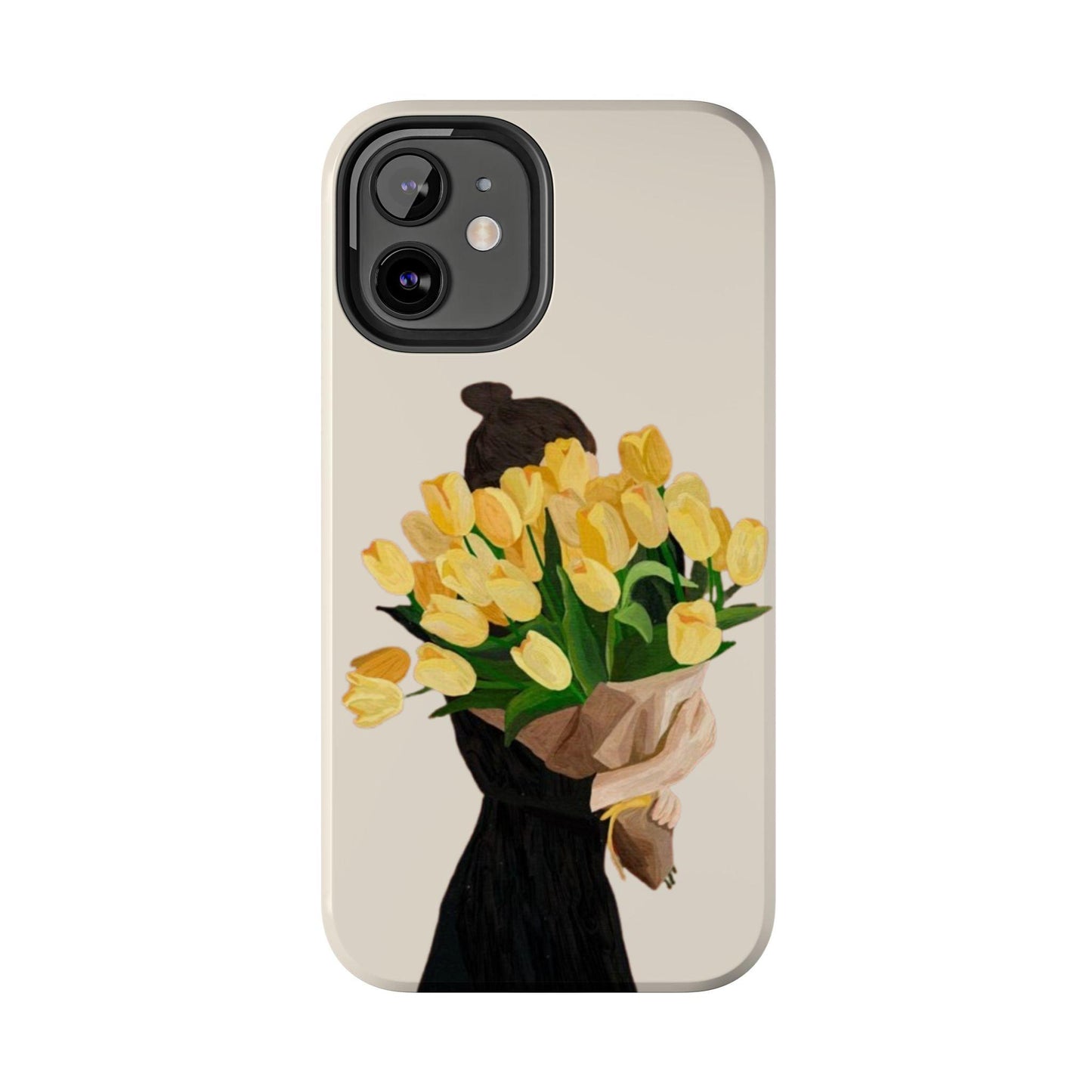 Golden Blooms: Femme Elegance Edition Tough Phone Cases