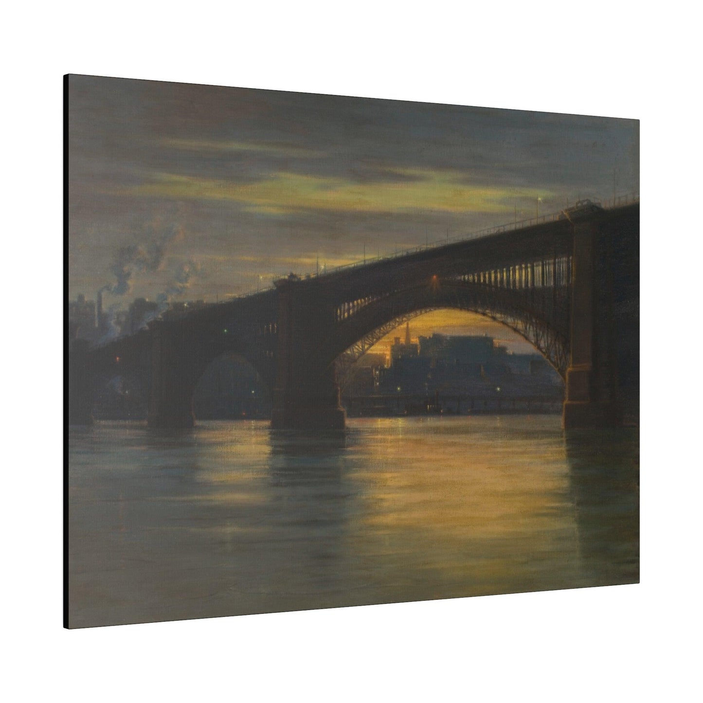 The Bridge by Frederick Oakes Sylvester - Matte Canvas, Stretched, 0.75"