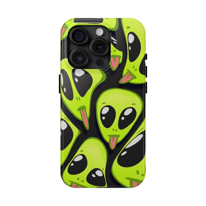 Alien Frenzy Tough iPhone Cases