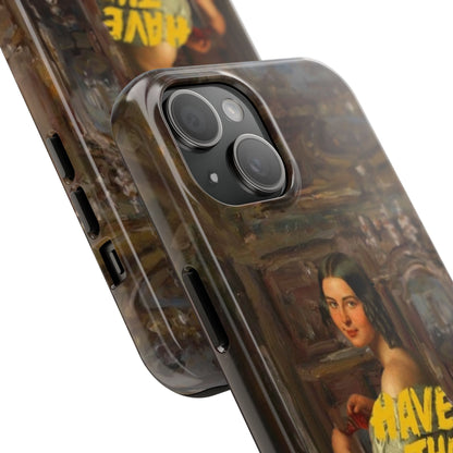 Victorian Art Twist - Have Courage - iPhone Cases