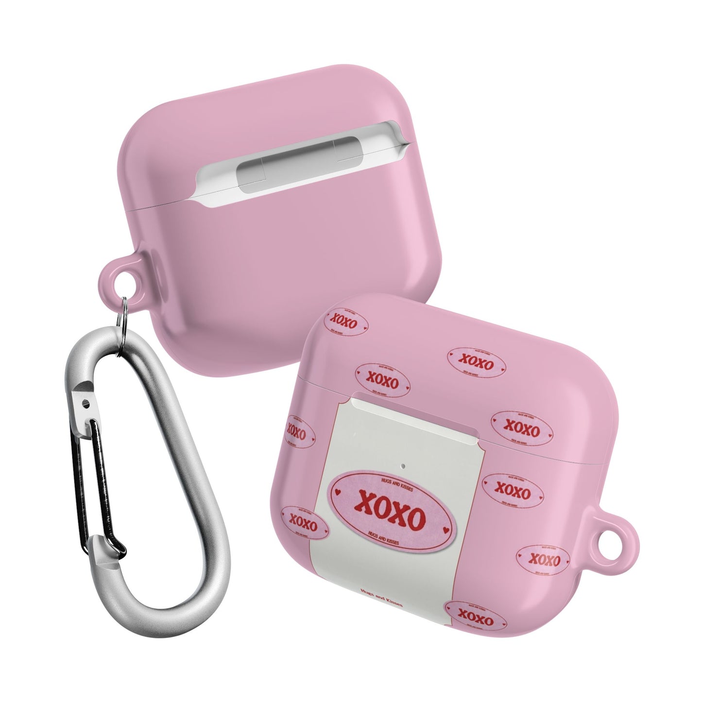 Cute Pink XOXO AirPod Case