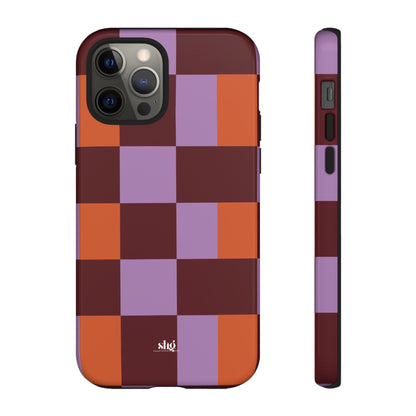Plum Patchwork Phone Case