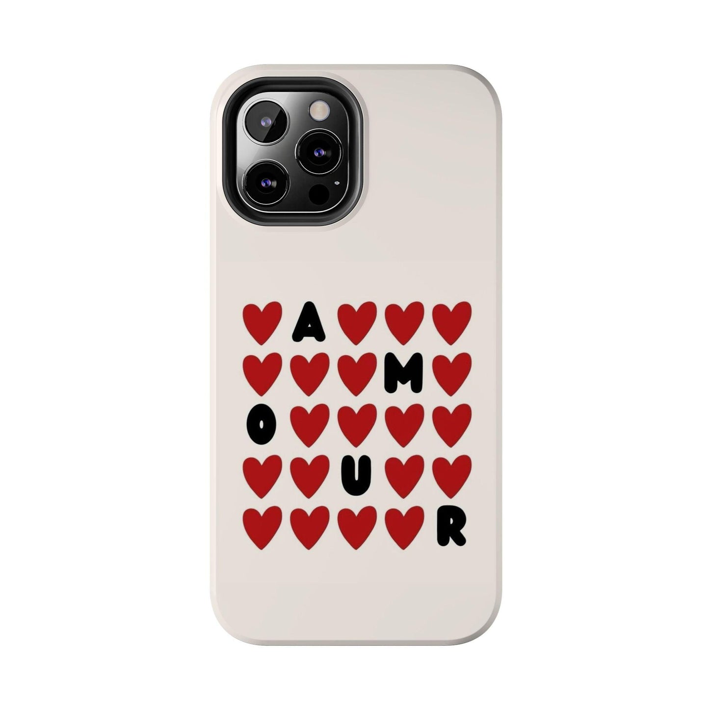 Amour Valentines Hearts Tough iPhone Cases