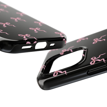 Pink Ribbon Charm iPhone Tough Case