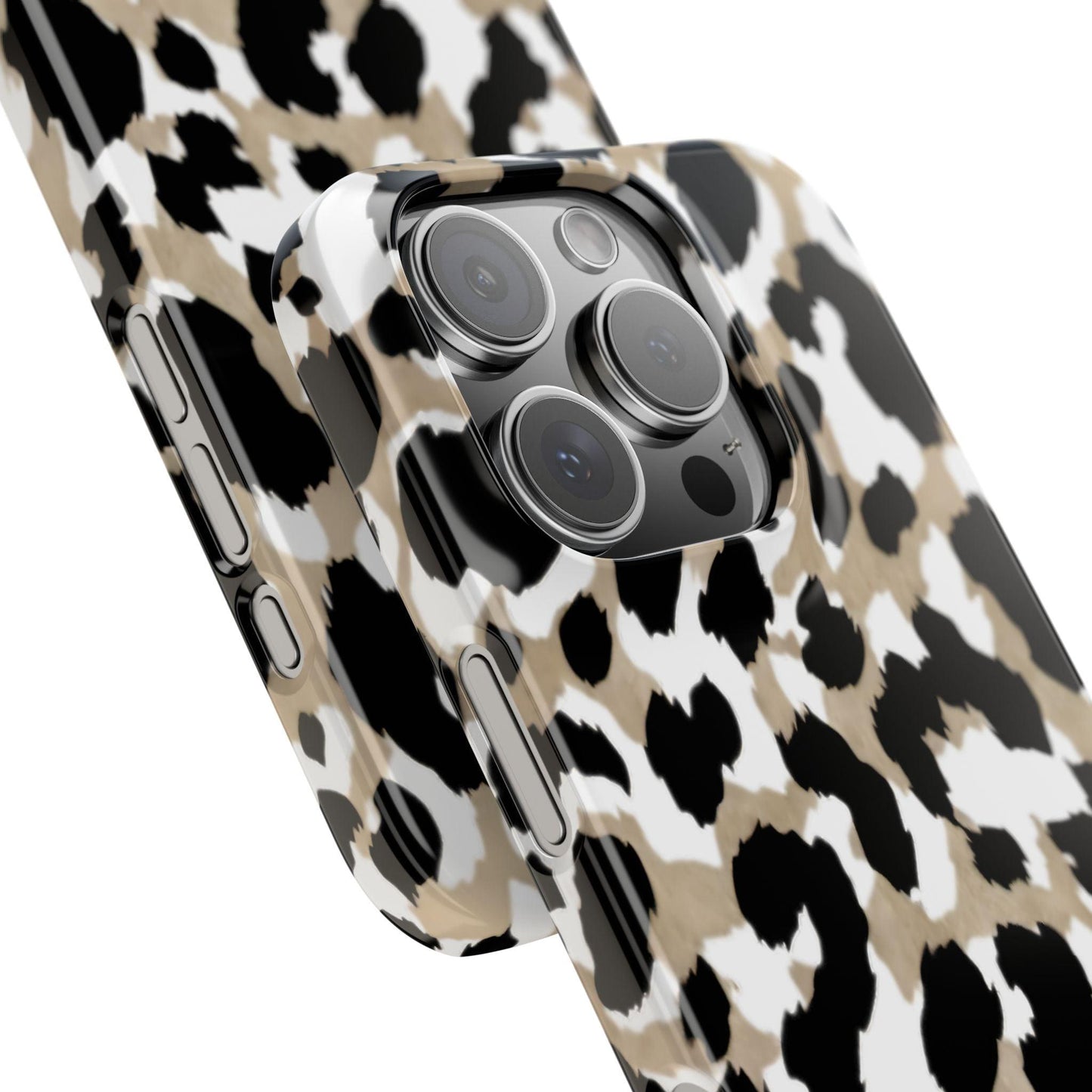 Savanna Noir Spots Slim iPhone Cases