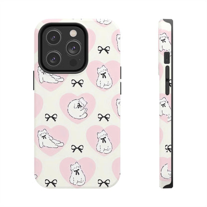 Kitty Love Affair Tough iPhone Cases