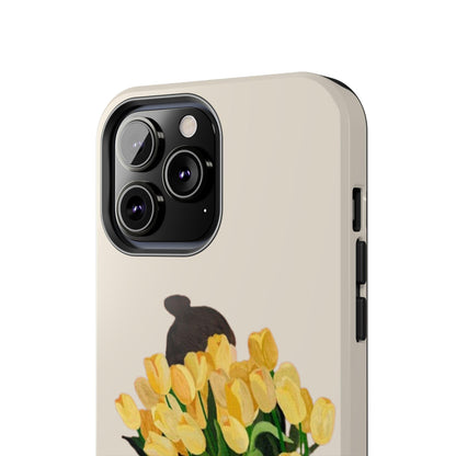 Golden Blooms: Femme Elegance Edition Tough Phone Cases