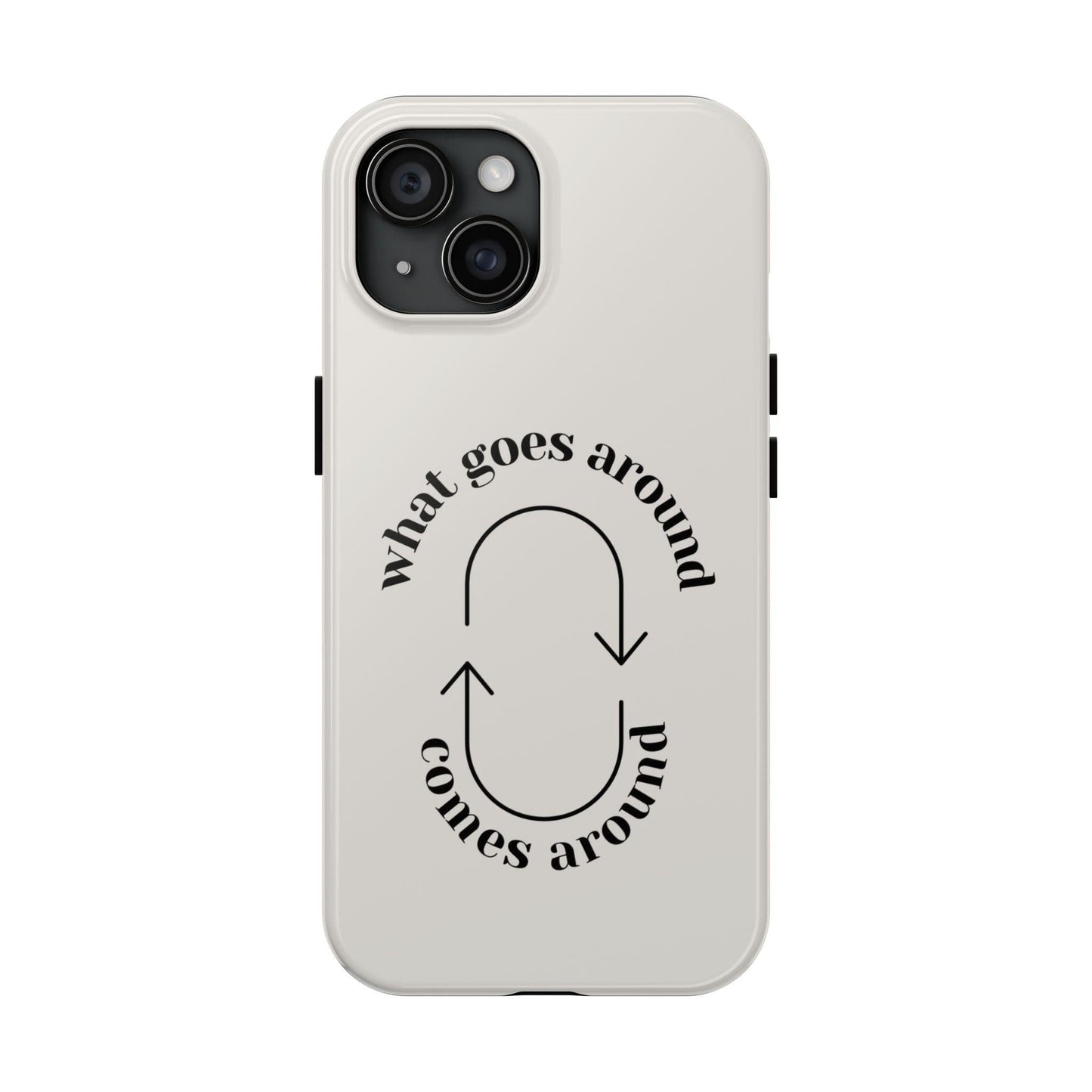 What Goes Around Tough iPhone Cases