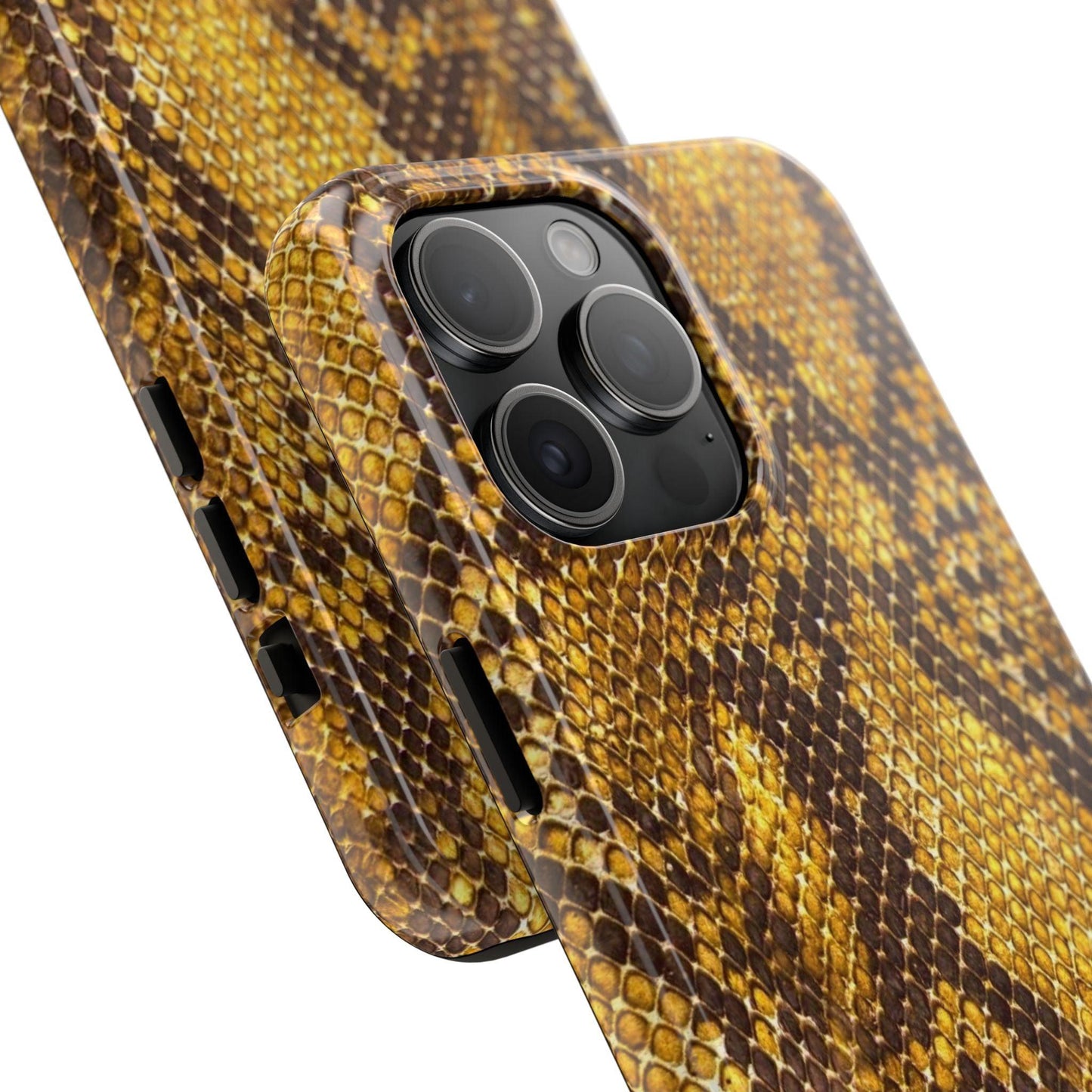 Golden Viper Scales Tough iPhone Cases